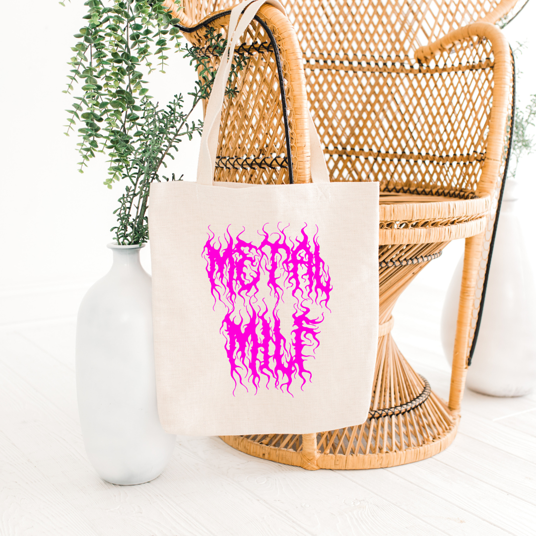 Metal Milf Tote Bag