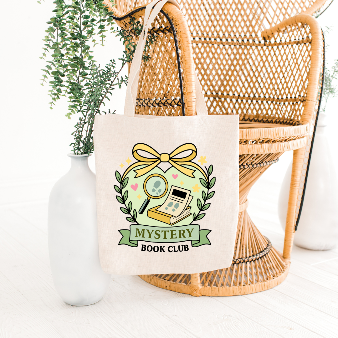 Mystery Book Club Tote Bag