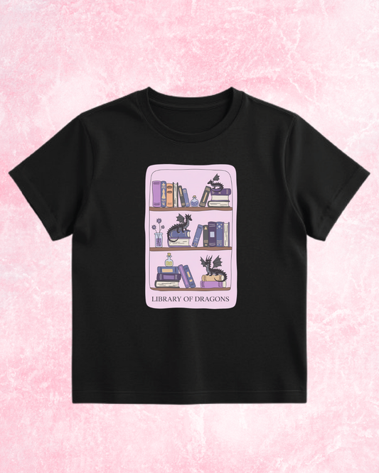 Library Of Dragons T-Shirt