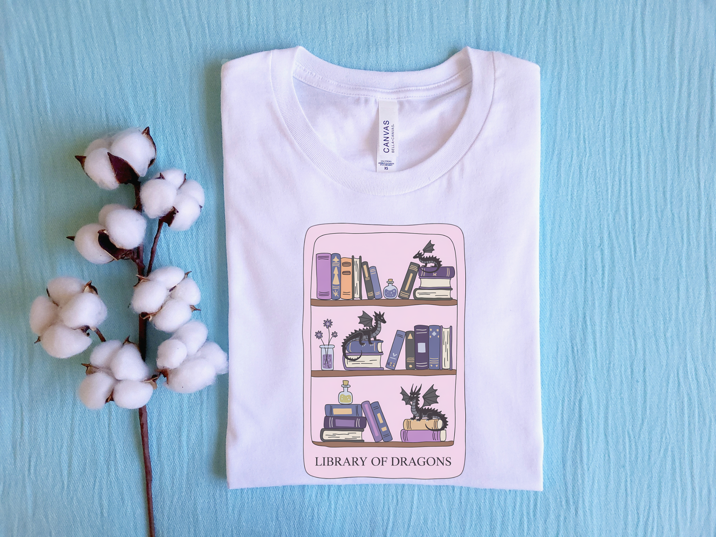 Library Of Dragons T-Shirt