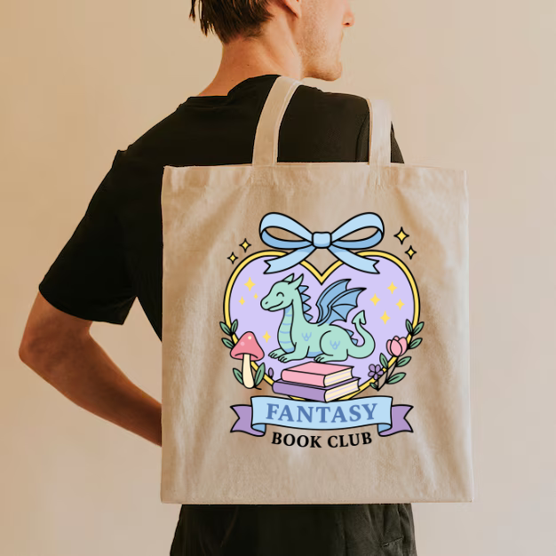 Fantasy Book Club Tote Bag