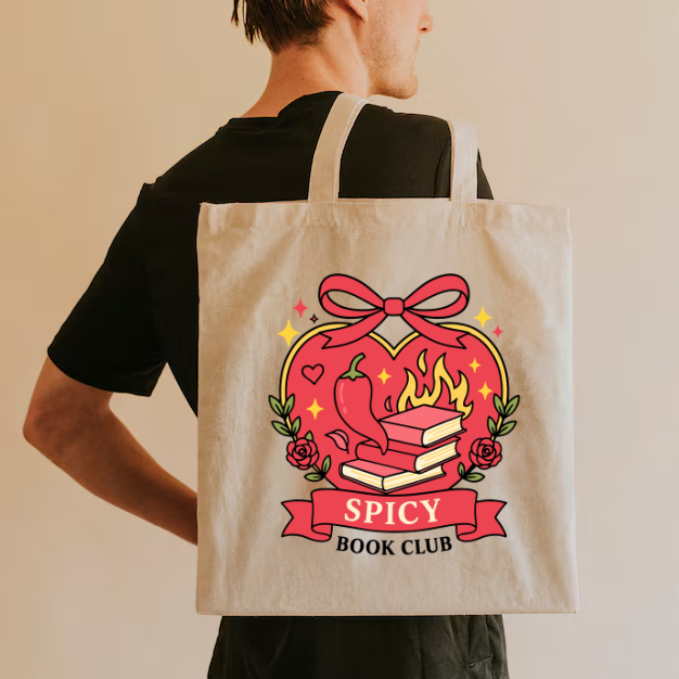 Spicy Book Club Tote Bag